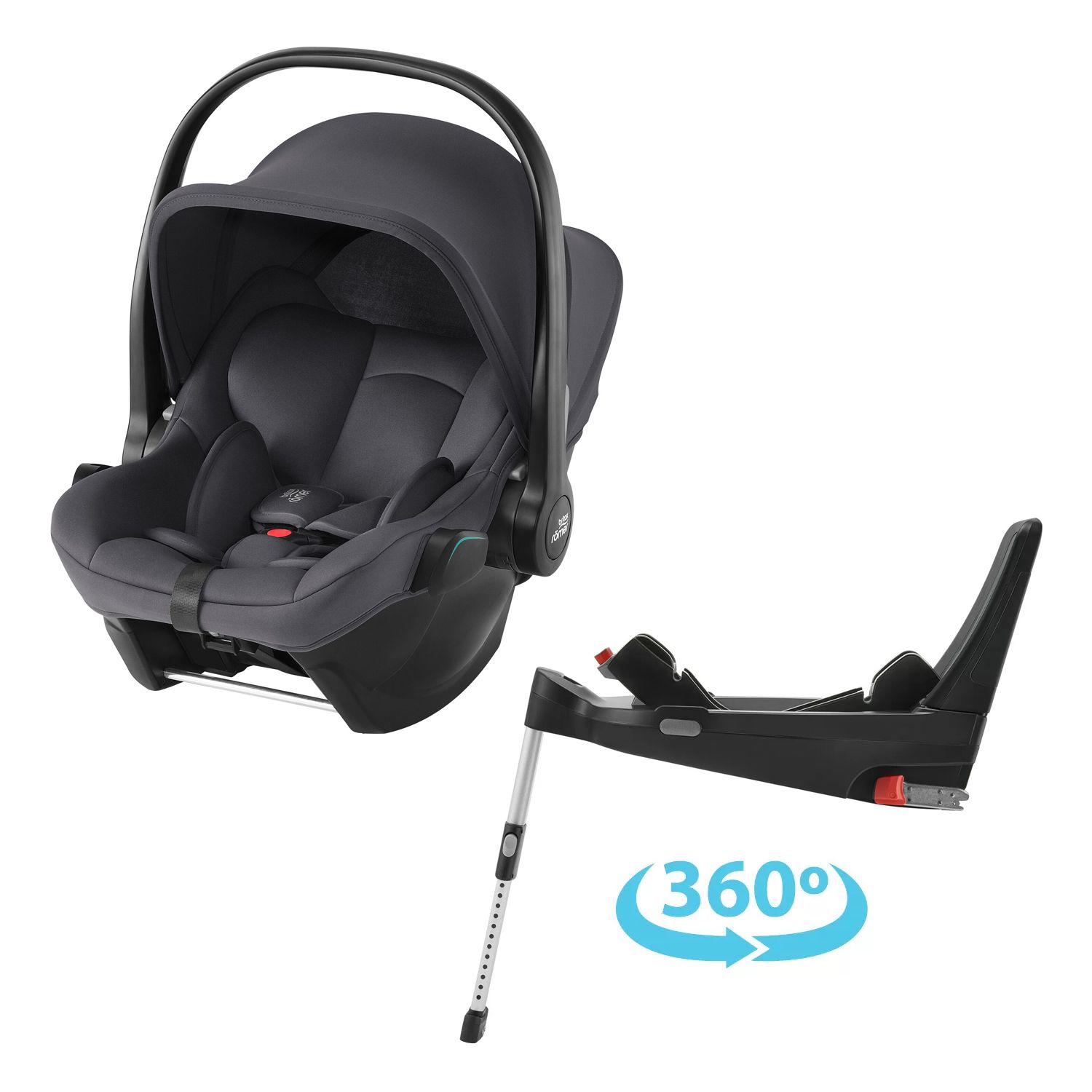 BRITAX RÖMER Baby-Safe Core + Flex Base 5Z, Midnight Grey