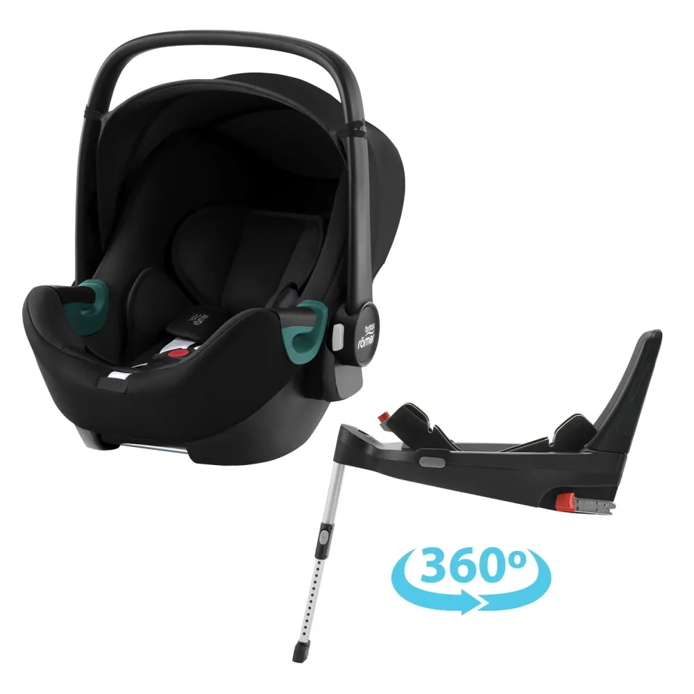 Britax-Römer Baby-Safe 3 i-Size Flex Base 5Z Bundle, Space Black