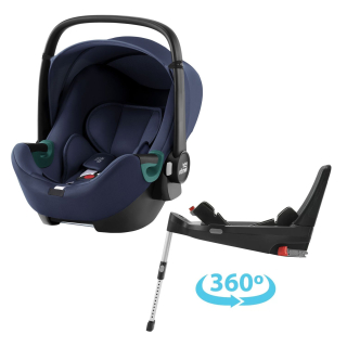 Britax-Römer Baby-Safe 3 i-Size Flex Base 5Z Bundle, Indigo Blue